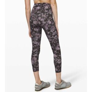 Lululemon Align Pant II 25" Floral Illusion Ice Grey Leggings High Rise Size‎ 6